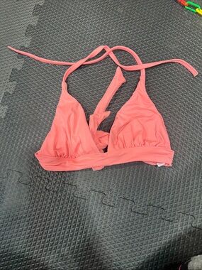 Victoria's Secret Peach and Coral Bralette Bikini Top